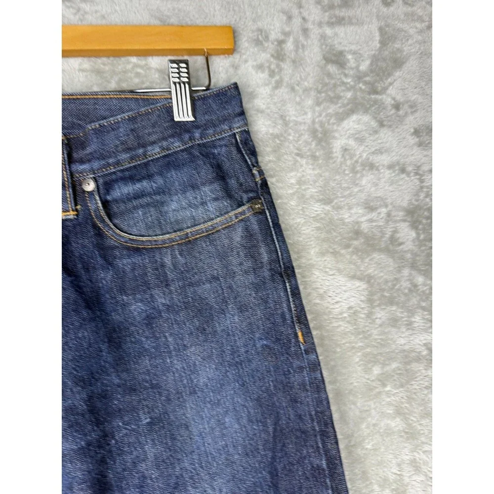 3sixteen Jeans Mens 34 Raw Selvedge Denim USA Made Slim Straight Leg ST-100x